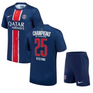 PSG \'Champions\' 2025 Kit Junior - Chamopns of Europe